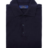 Tricou Polo Knit Navy