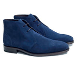 Navy Suede Chukka Boots