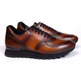 Med Brown Jogger Shoes