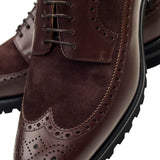 Derby brown shoes