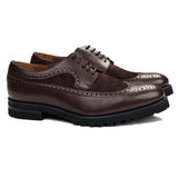 Derby brown shoes