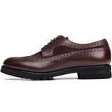 Derby brown shoes