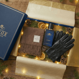 Cutie Cadou: Fular din casmir, parfum și manusi