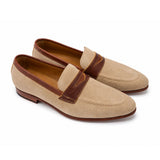 Pantofi Loafers - Suede Beige