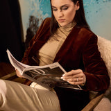 Sacou de damă Gold Velvet