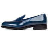 Blue loafers