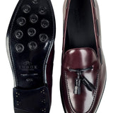 Burgundy Tassel Loafers