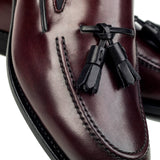 Burgundy Tassel Loafers