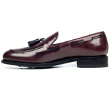 Burgundy Tassel Loafers