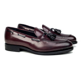 Burgundy Tassel Loafers