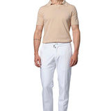 Tricou Polo Knit Beige