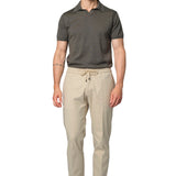 Tricou Polo Knit Kaki