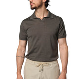 Tricou Polo Knit Kaki