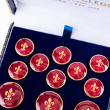 Fleur de Lys buttons
