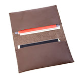 Brown Tudor cardholder